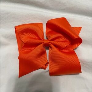 Orange Hair Bow for Kids
